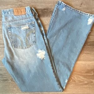 SOLD - Hollister Distressed Jeans, Size 9R